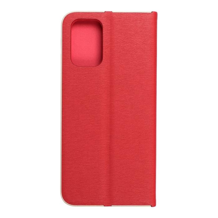 OEM - Forcell LUNA Guld fodral till XIAOMI Redmi Note 10 / 10S Röd