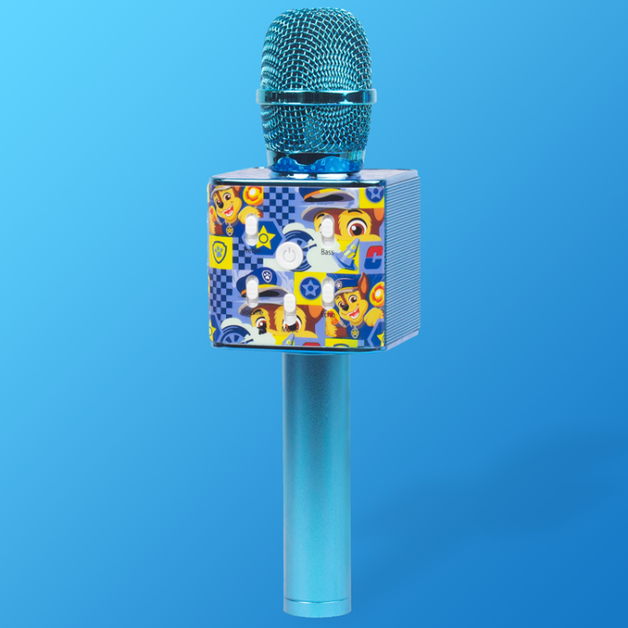 PAW PATROL - Paw Patrol Karaoke Bluetooth-Mikrofon med Högtalare - Blå