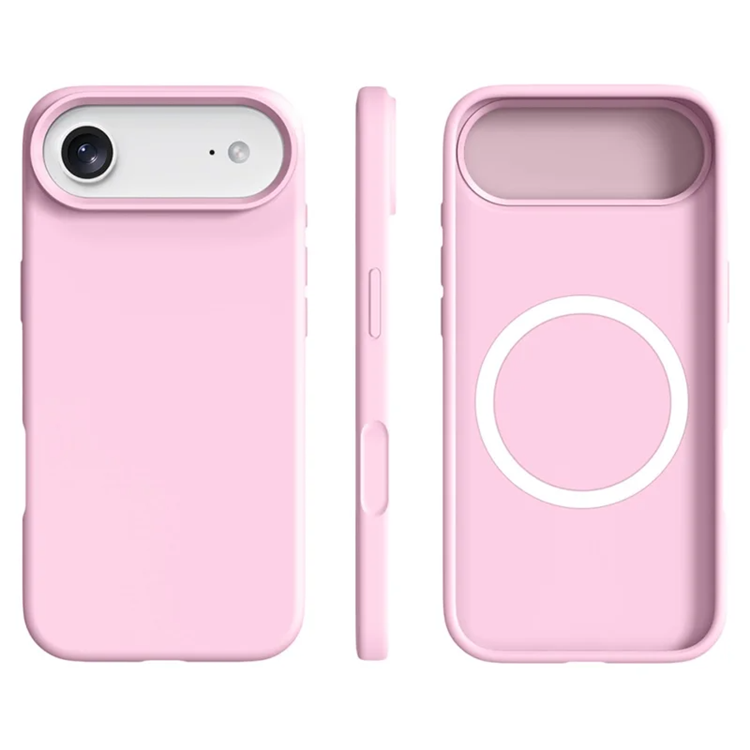 iPhone 17 Air Mobilskal MagSafe Ultra Thin Silicone - Sakura Rosa | 2353 | AlltMobil