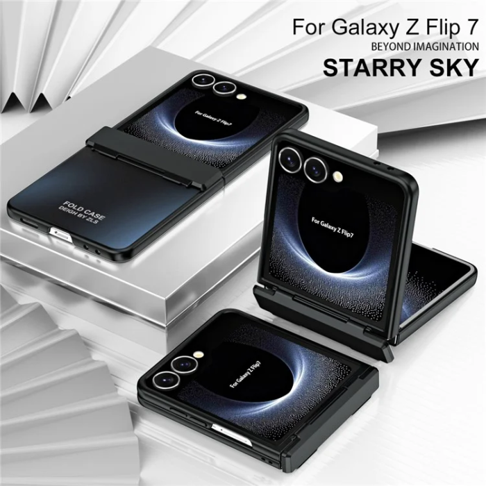 A-One Brand - Galaxy Z Flip7 Mobilskal Electroplating - Svart