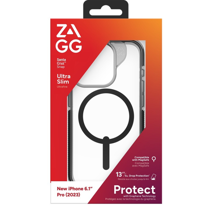 Zagg - Zagg iPhone 15 Pro Max Mobilskal Santa Cruz Snap - Svart