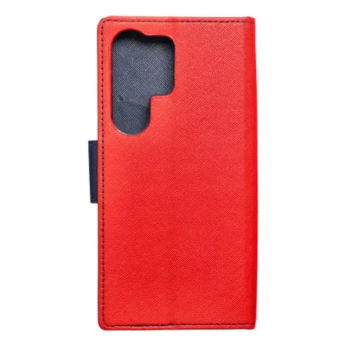OEM - Galaxy S24 Ultra Plånboksfodral Fancy - Röd