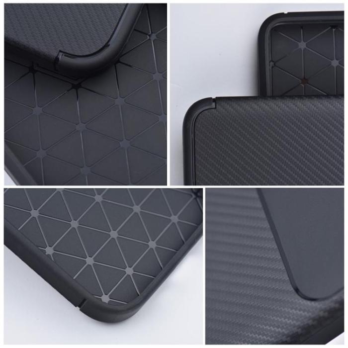 OEM - Xiaomi Redmi 10C Skal Carbon Premium - Svart
