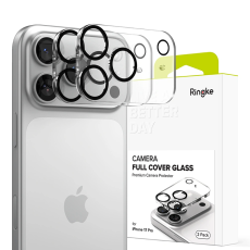 Ringke - [2-pack] Ringke Kameraskydd H&auml;rdat Glas f&ouml;r iPhone 17 Pro - Svart