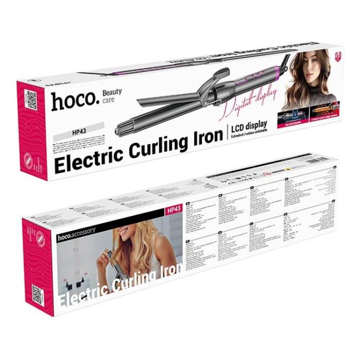 Hoco - Hoco Elektrisk Manuell Locktång med Display HP43 - Grå