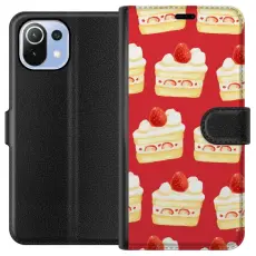 Gustaf - Pl&aring;nboksfodral till Xiaomi Mi 11 Lite med T&aring;rta