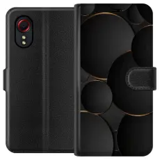 Gustaf - Pl&aring;nboksfodral till Samsung Galaxy Xcover 5 med Lyxig Cirklar