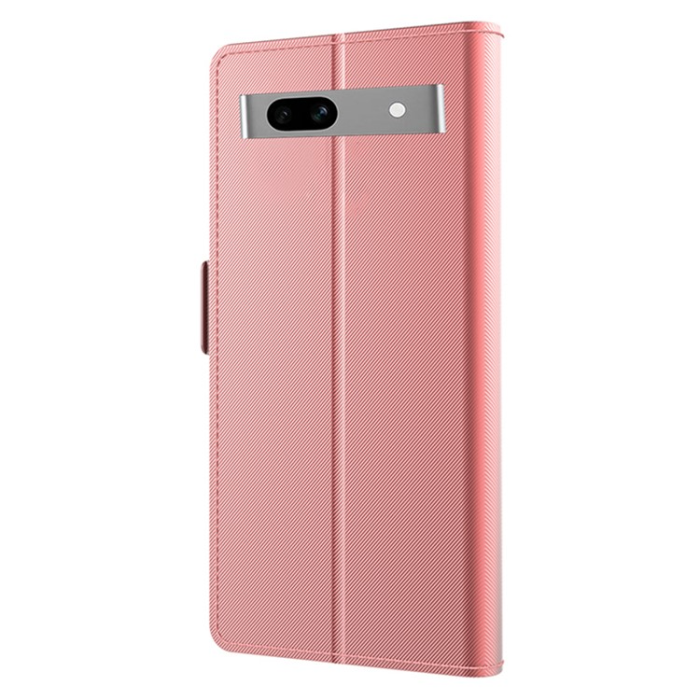 A-One Brand - Google Pixel 7A Plånboksfodral Mirror - Rosa Guld