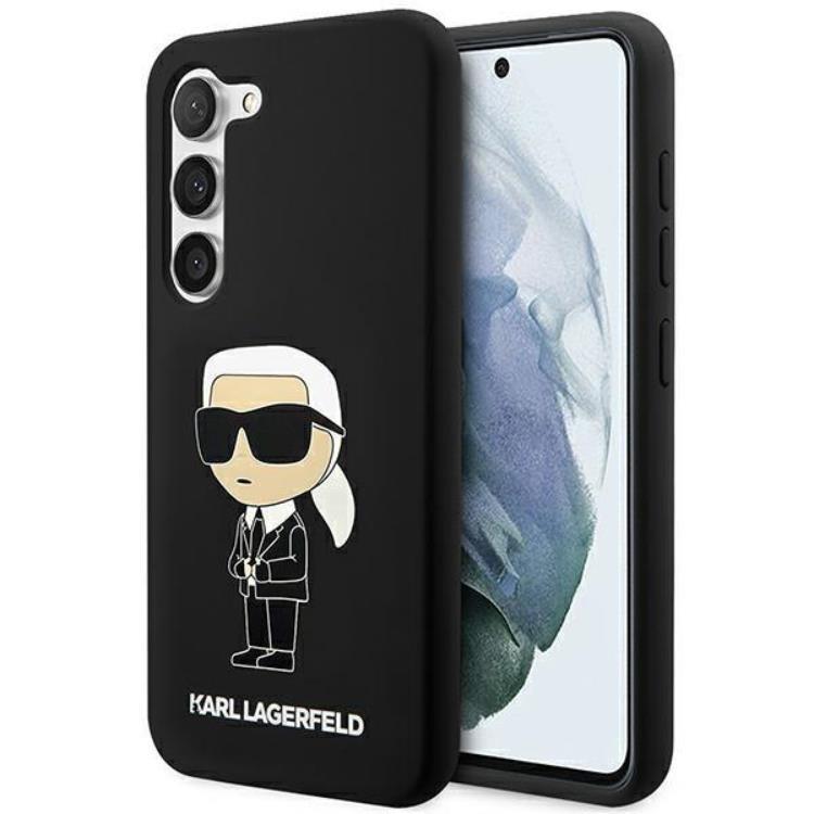 Karl Lagerfeld Galaxy S23 Plus Mobilskal Silikon Ikonik - Svart | 2353 | AlltMobil