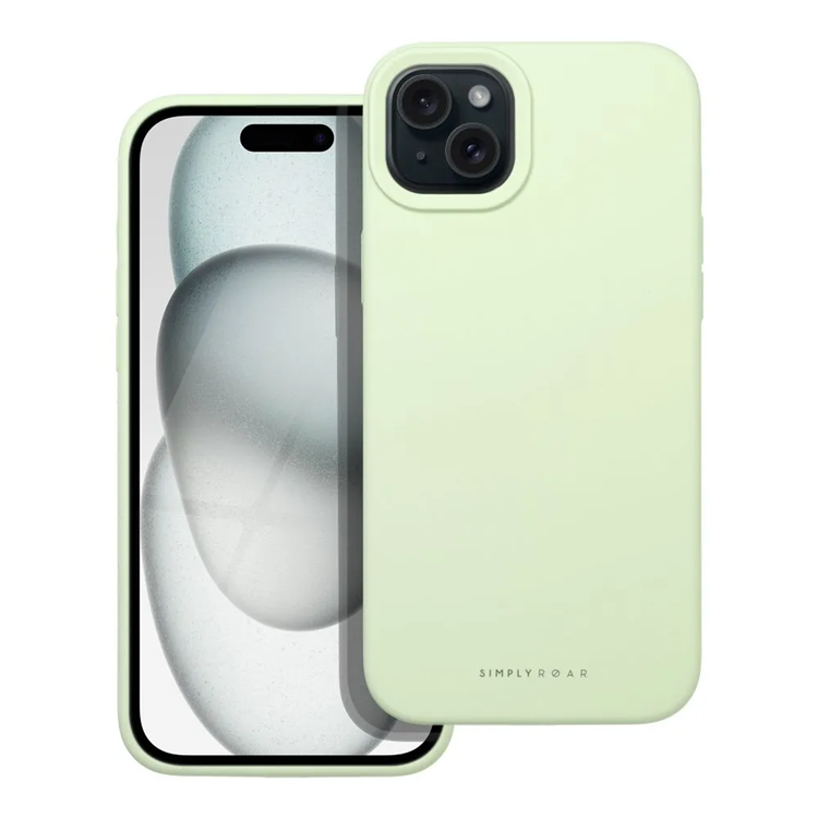 Roar iPhone 15 Plus Mobilskal Roar Cloud Skin - Ljusgrön | 2353 | AlltMobil