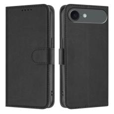 A-One Brand - iPhone Air Plånboksfodral Solid Color - Svart