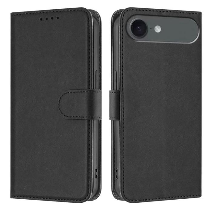 A-One Brand - iPhone Air Plånboksfodral Solid Color - Svart