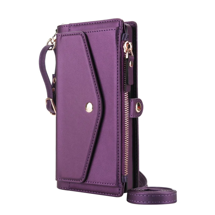A-One Brand - Galaxy S25 Ultra Plånboksfodral MagSafe Detachable - Lila