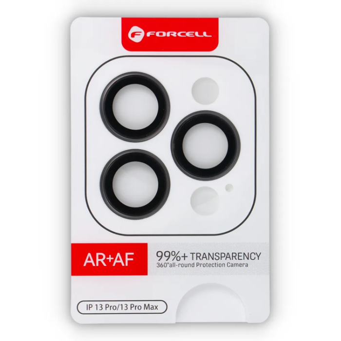 Forcell - Forcell iPhone 13 Pro/13 Pro Max Härdat Glas Kameraskydd Premium