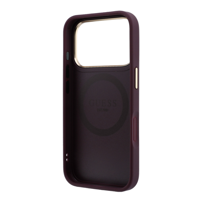 Guess - Guess Mobilskal till iPhone 18 Pro Max/17 Pro Max Magsafe Peony 4G Small Logo
