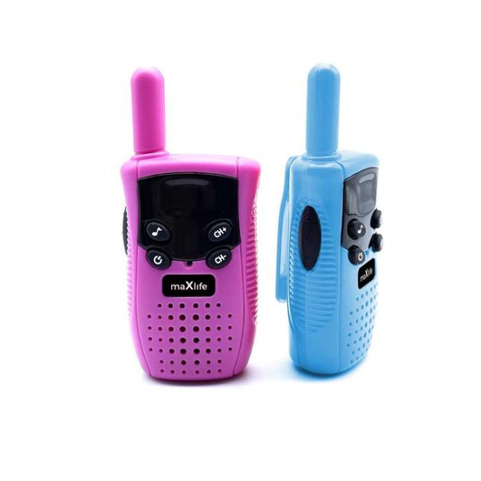 Maxlife - Maxlife Walkie-Talkie Set MXWT-100 - Blå/Rosa