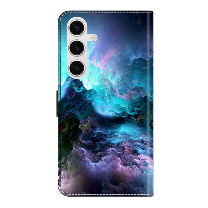 OEM - Plånboksfodral för Samsung Galaxy S26 Konstläder Mönster - Färgglad