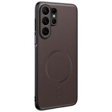 OEM - Mobilskal f&ouml;r Samsung Galaxy S26 Ultra Magnetiskt TPU + PC - Brun
