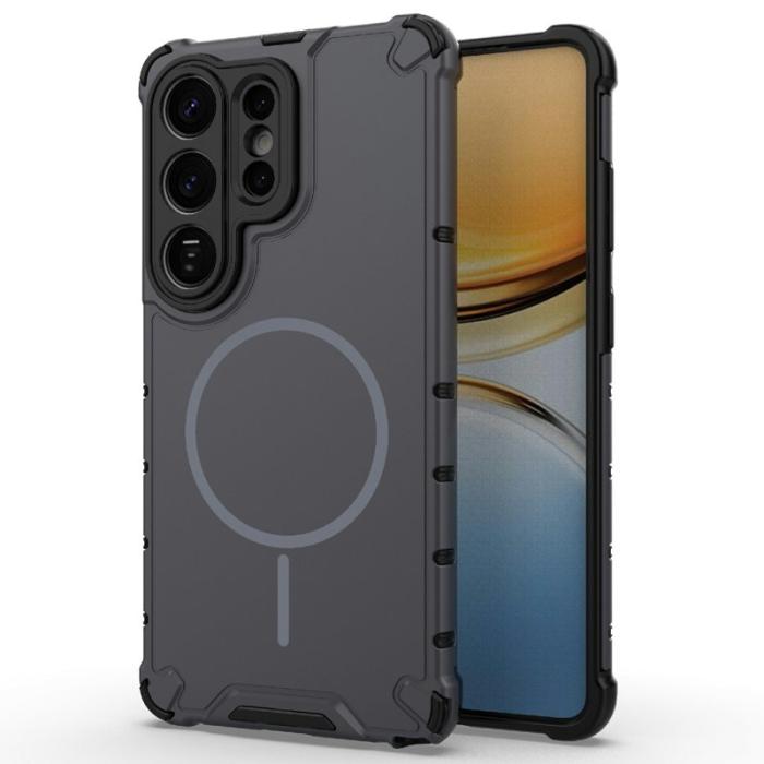OEM - Mobilskal för Samsung Galaxy S26 Ultra Magnetiskt TPU + PC - Grå