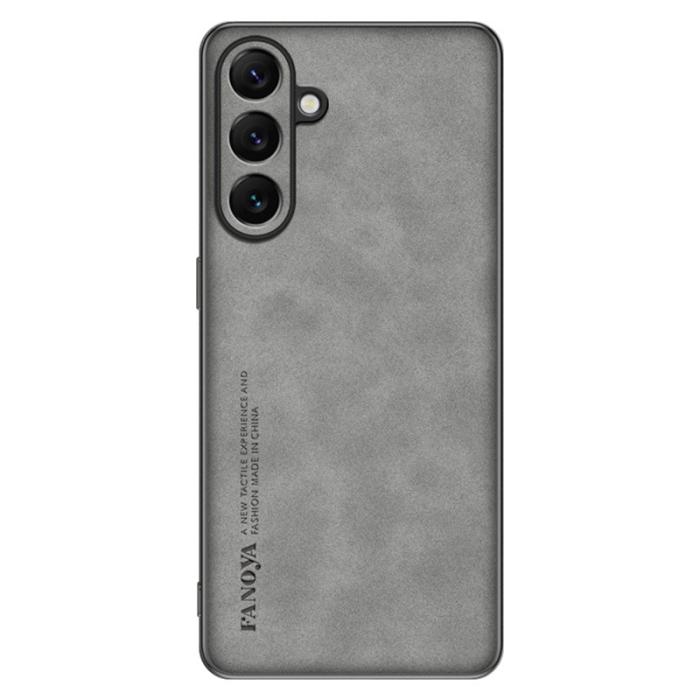 OEM - Mobilskal för Samsung Galaxy S26 Konstläder TPU - Grå