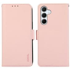 ABEEL - ABEEL Samsung Galaxy A17 5G / A17 4G / A26 5G Pl&aring;nboksfodral Konstl&auml;der Rosa