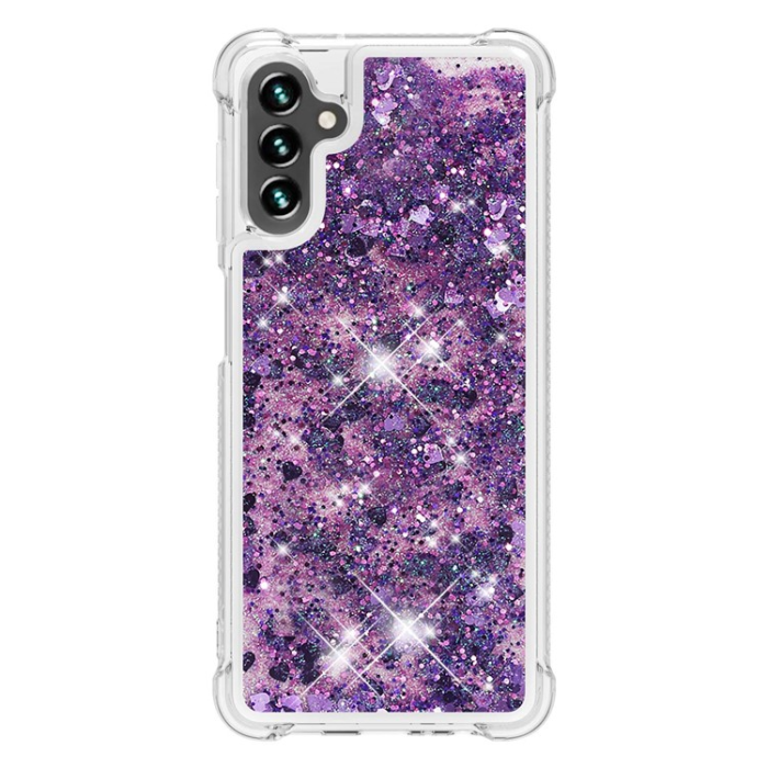 A-One Brand - Galaxy A34 5G Mobilskal YB Quicksand Glitter TPU - Lila