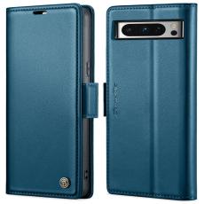 Caseme - CASEME Pl&aring;nboksfodral Konstl&auml;der till Google Pixel 8 Pro - Bl&aring;