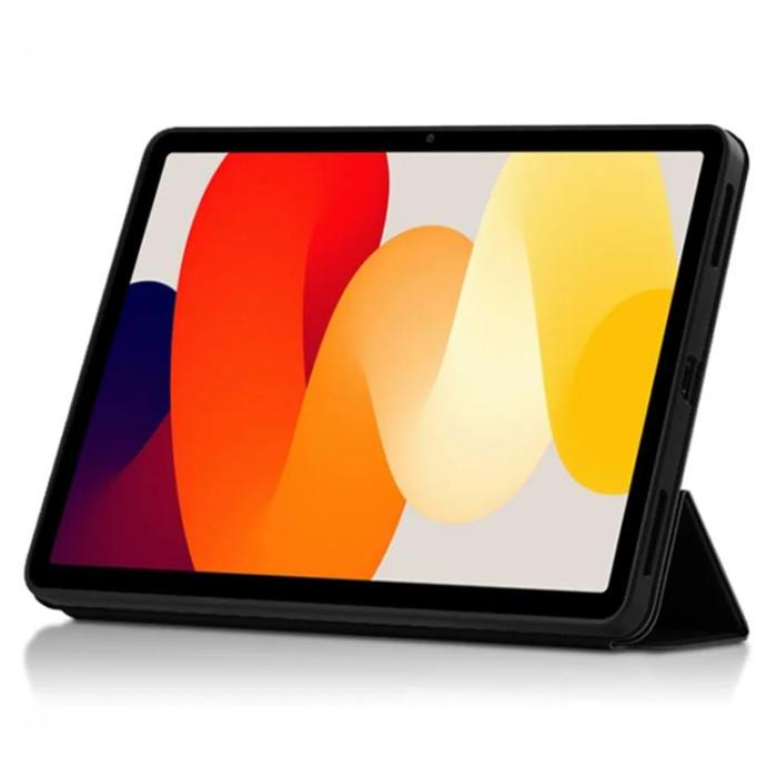 Taltech - Xiaomi Redmi Pad SE Fodral med stativ - Svart