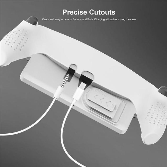 JYS - JYS PS5 Portal Skal TPU JYS-P5183 Kickstand - Vit