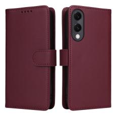 BETOPNICE - BETOPNICE Samsung Galaxy S25 Edge Pl&aring;nboksfodral - Detachable Konstl&auml;der- R&ouml;d