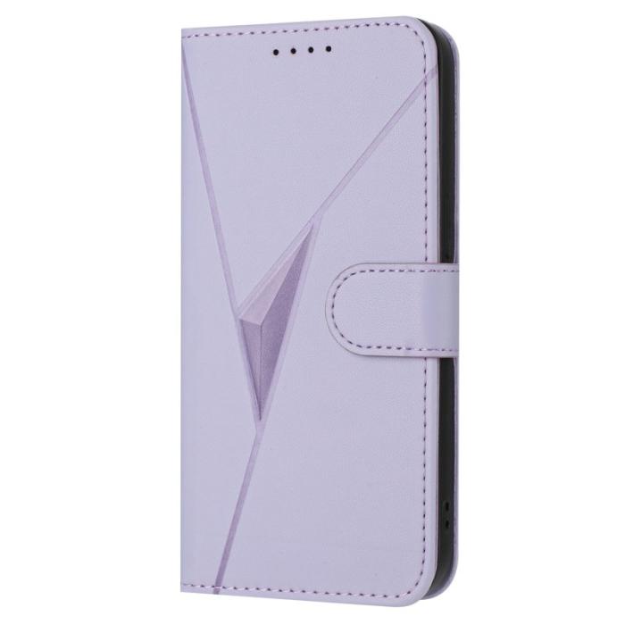 OEM - Triangle Mobilskal till Samsung Galaxy S26 Ultra KonstLäder - Lila