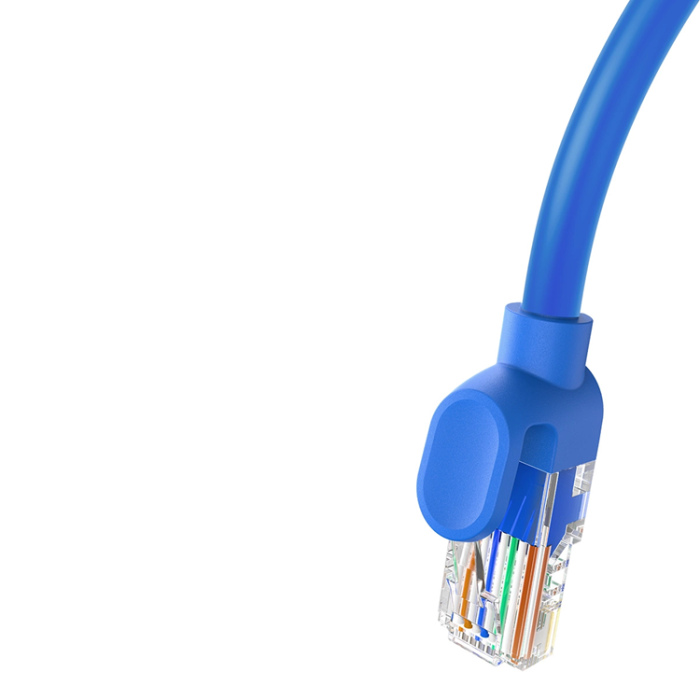 BASEUS - Baseus Cat 6 RJ-45 Ethernet-kabel 1000 Mb/s 3 m - blå