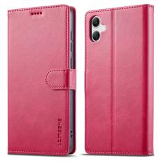 LC.imeeke - LC.IMEEKE Samsung Galaxy A06 Pl&aring;nboksfodral Konstl&auml;der - Rosa