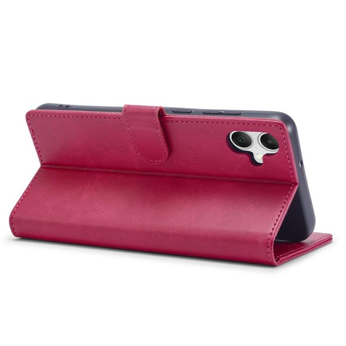 LC.imeeke - LC.IMEEKE Samsung Galaxy A06 Plånboksfodral Konstläder - Rosa