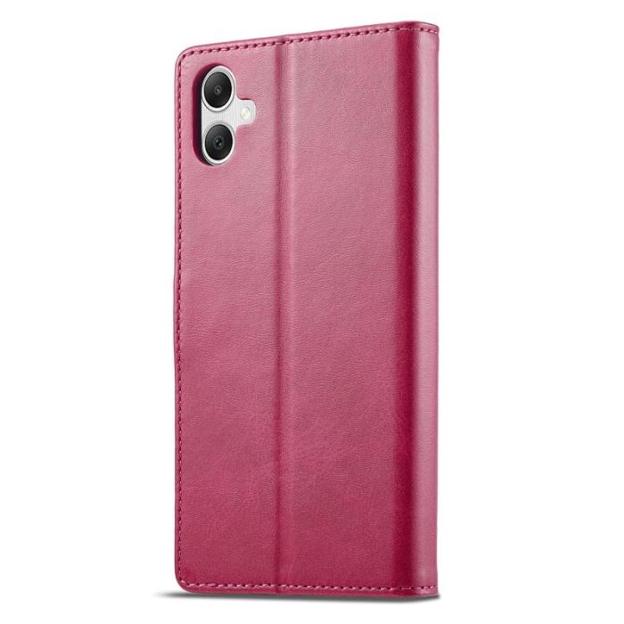 LC.imeeke - LC.IMEEKE Samsung Galaxy A06 Plånboksfodral Konstläder - Rosa