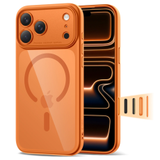 Tech-Protect - Tech-Protect iPhone 17 Pro Mobilskal Magsafe Peak - Orange/Clear