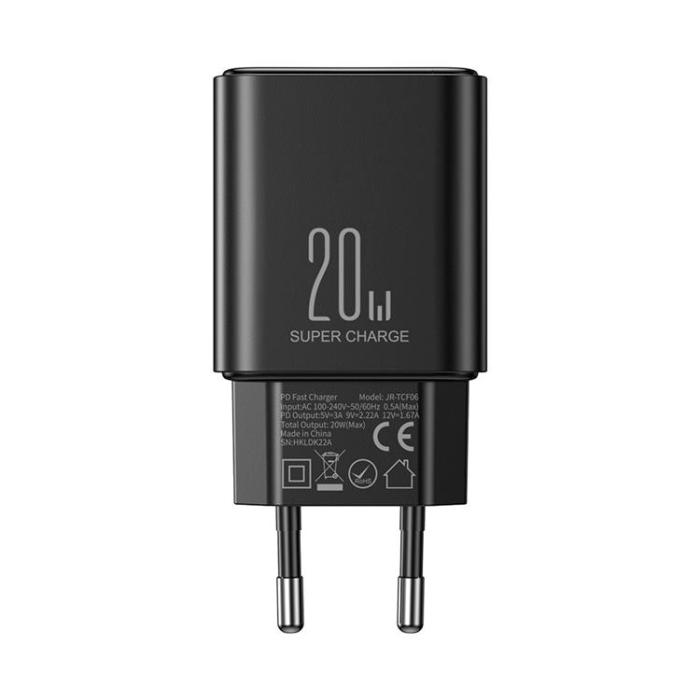 Joyroom - Joyroom PD Väggladdare 20W USB-C - Svart