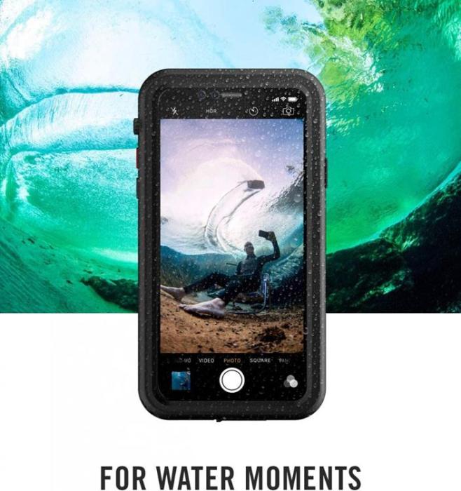 UTGATT1 - Hitcase iPhone X/XS Skal Splash Vattentätt - Svart