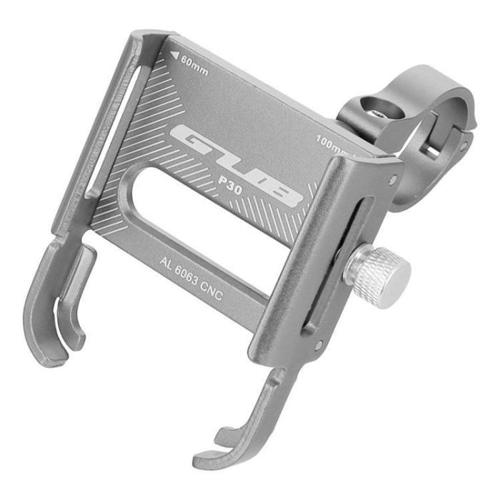 Gub - GUB Cykelhållare För Mobil P30 Aluminium - Silver