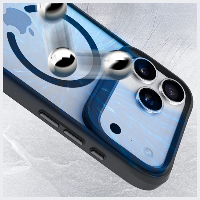 3MK - 3MK iPhone 17 Pro Max Mobilskal MagSafe Satin Armor - Transparent