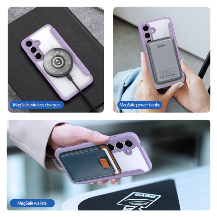 Dux Ducis - Dux Ducis Galaxy S24 Plus Plånboksfodral MagSafe Skin X Pro
