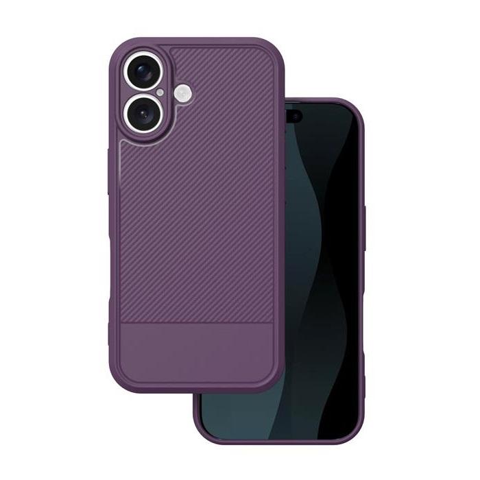 iPhone 16 Mobilskal Simple Carbon - Lila | 2353 | AlltMobil