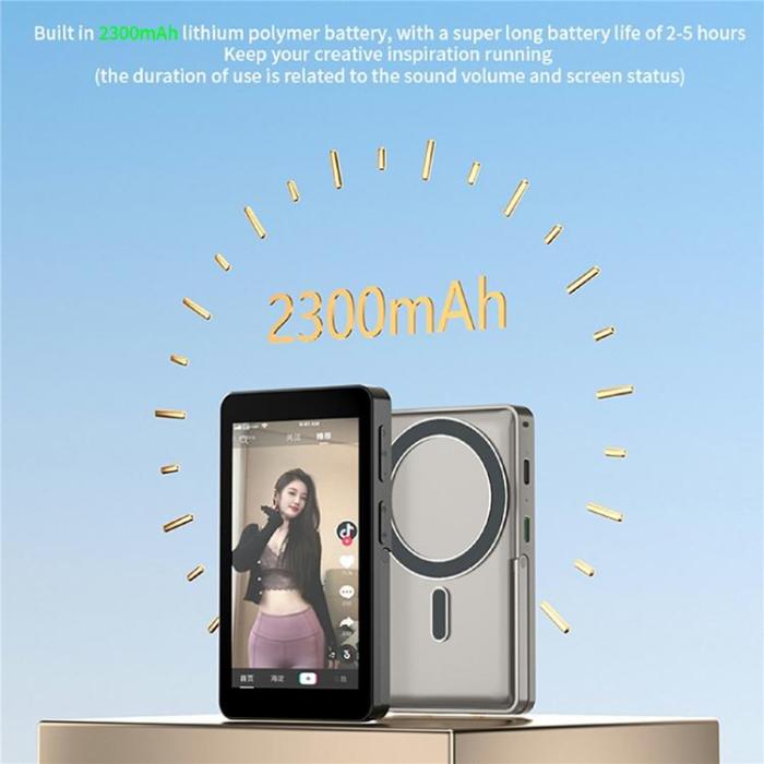 OEM - Mobil Multi-Touch MagSafe Selfie Monitor Skärmspeglingsenhet RK-X40P Ultra