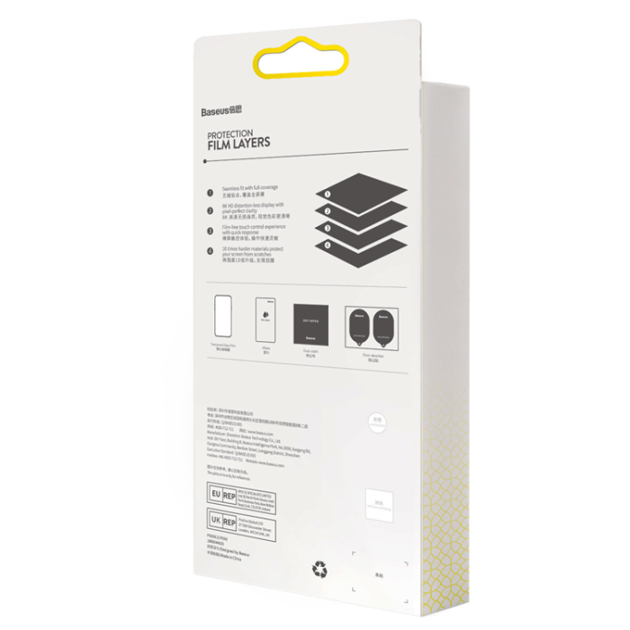 BASEUS - Baseus Huawei Honor X30 Härdat Glas 0.3mm Rengörings kit