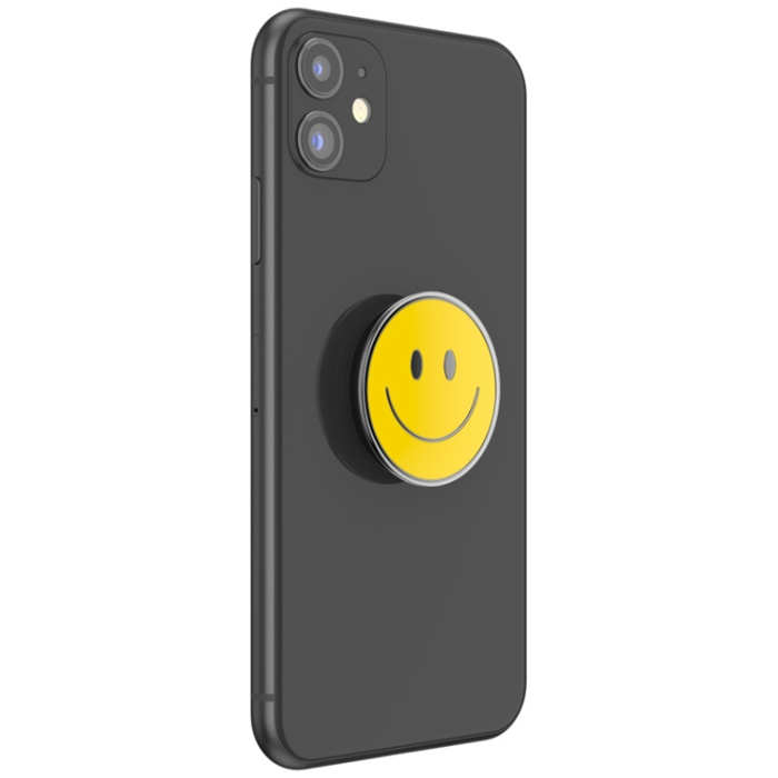 PopSockets - PopSockets PopTop Combo Enamel Be Happy Mobilgrip och stativ