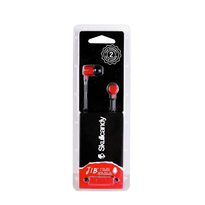 Skullcandy - SKULLCANDY Hörlurar JIB In-Ear Mic - Röd
