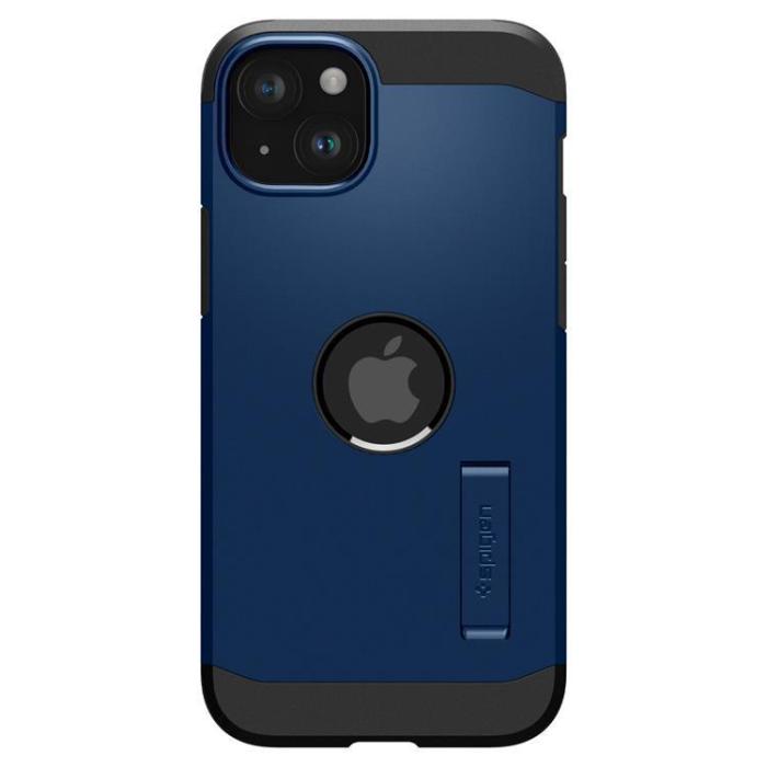 Spigen - Spigen iPhone 15 Plus Mobilskal Magsafe Tough Armor - Blå