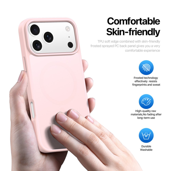 Dux Ducis - Dux Ducis iPhone 17 Pro Max Mobilskal MagSafe Yind - Ljusrosa