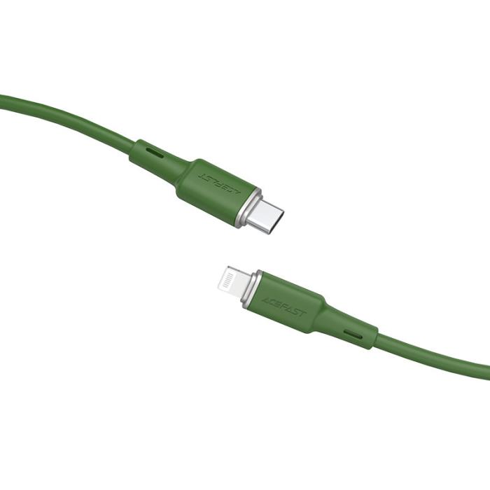 UTGATT1 - Acefast USB-C Till Lightning Kabel 30W 1.2m - Grön
