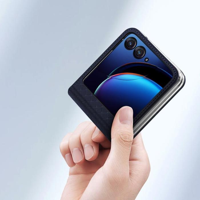 Dux Ducis - Dux Ducis Motorola Razr 40 Ultra Mobilskal Bril - Blå